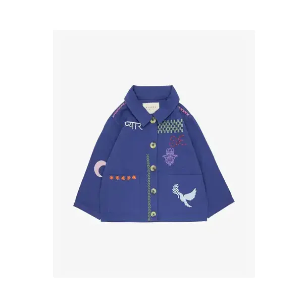 Sissel Edelbo My Mini Organic Cotton Jacket Ultramarine Blue